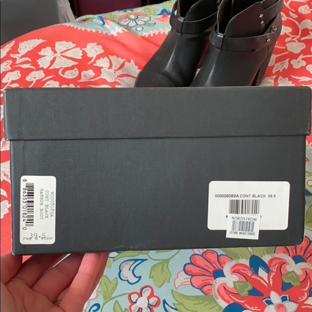 rag & bone // Harrow Leather Ankle Bootie w/ Box & Dustbag - Picture 7 of 8